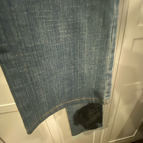 EUC Candie's Y2K Floral Embroidered Velvet Flare Jeans Vintage 1990s - Picture 5 of 7